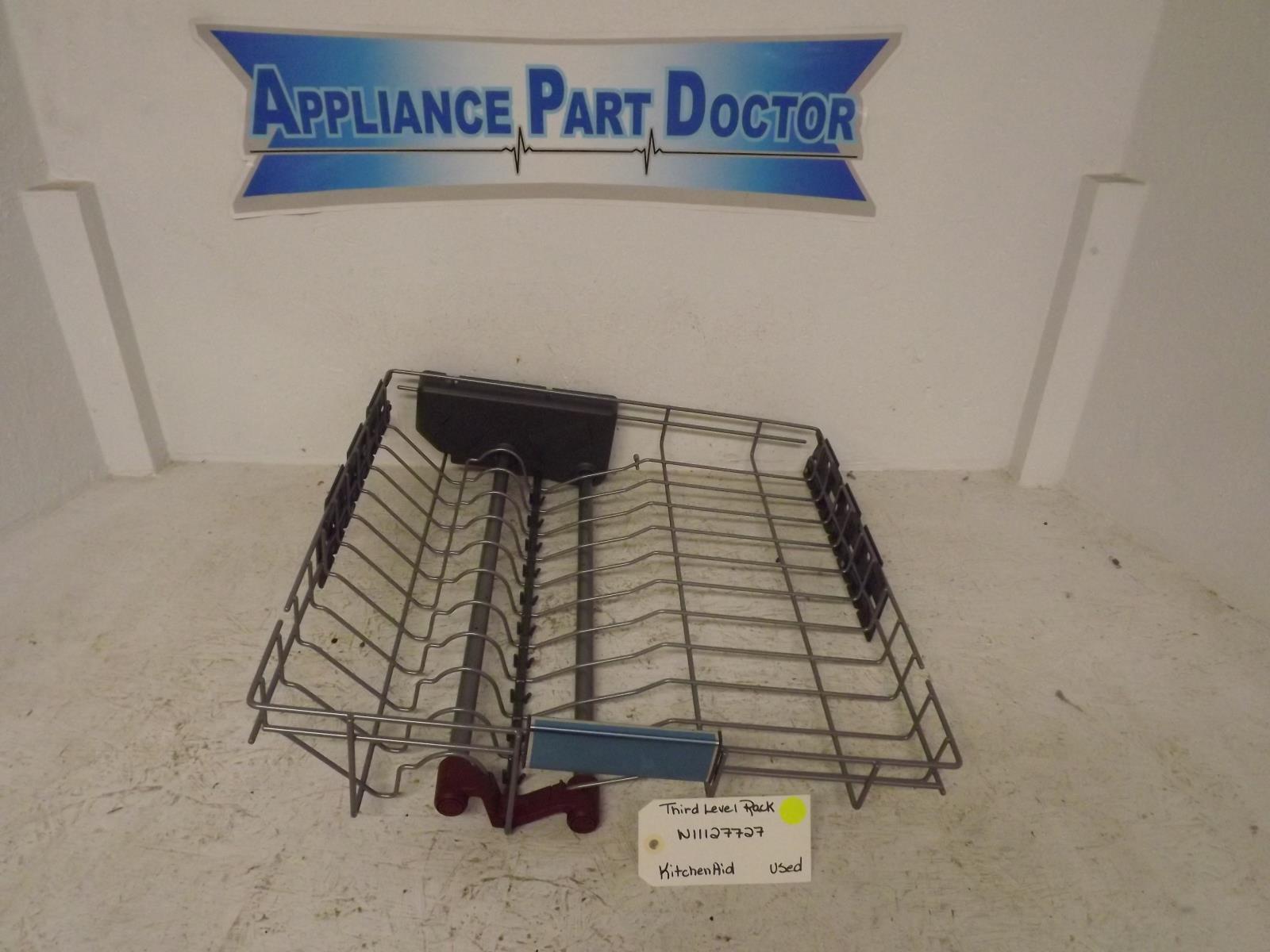KitchenAid Dishwasher W11127727  Third Level Rack Used KitchenAid Dishwasher W11127727  Third Level Rack Used