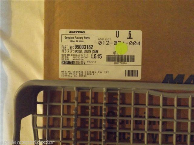 MAYTAG/JENN AIR DISHWASHER 99003182 BASKET- UTILITY NEW IN BOX