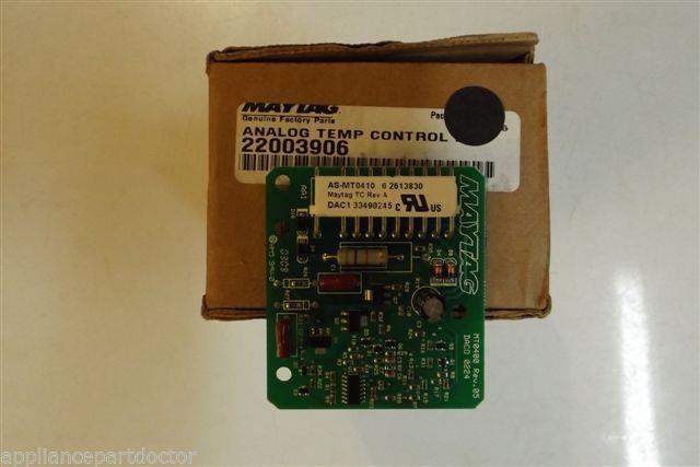 maytag washer 22003906 analog temp control  NEW IN BOX