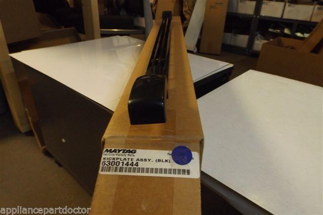 Maytag Amana refrigerator 63001444 Kickplate Assy. (blk)   NEW IN BOX