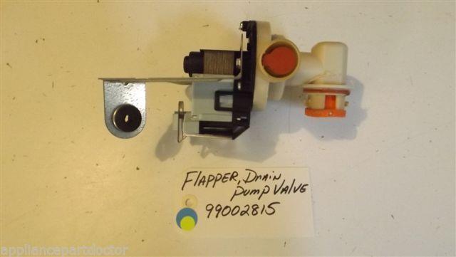 MAYTAG DISHWASHER 99002815 Flapper, Drain Pump Valve used part