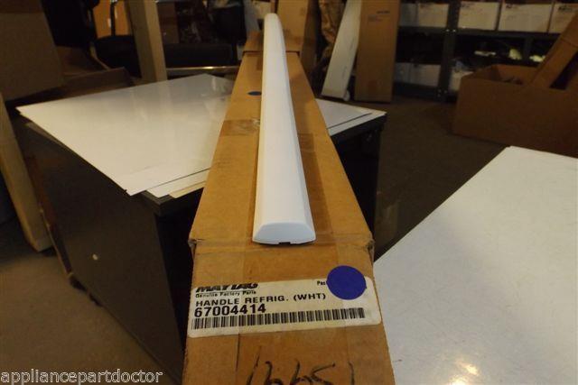 Maytag refrigerator Whirlpool 67004414 Handle, Refrig (wht)  NEW IN BOX