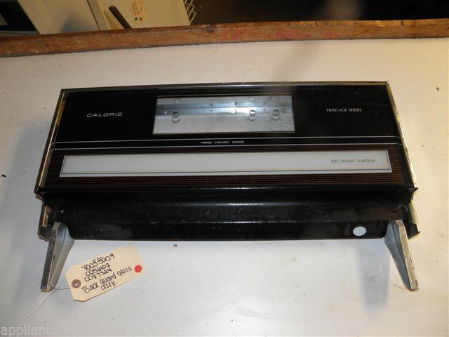 MAYTAG GAS STOVE Y0055009 0056102 0087324 BACKGROUND GLASS TRIM CRYSTAL USED