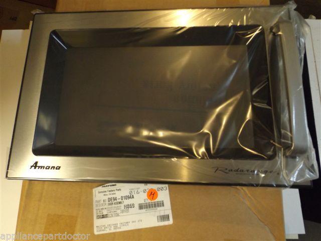 Maytag Amana Microwave  DE94-01094A  Door (stainless)   NEW IN BOX