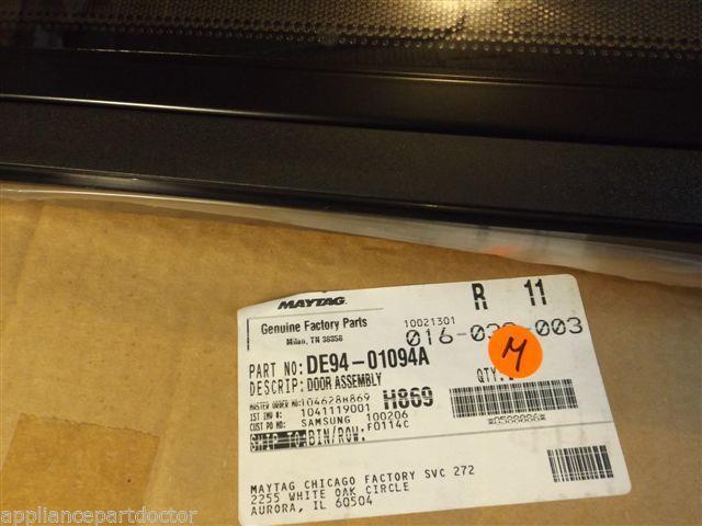 Maytag Amana Microwave  DE94-01094A  Door (stainless)   NEW IN BOX
