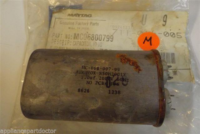 MAYTAG MICROWAVE MC06800799 Capacitor, Hi Volt   NEW IN BOX