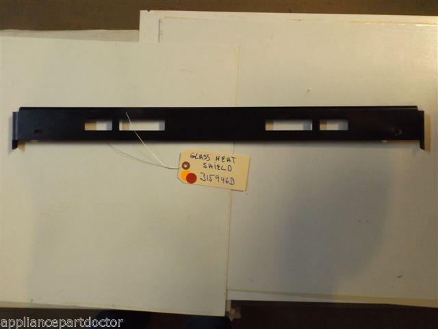 AMANA STOVE 315946B Assy, Glass Heat Shield   USED