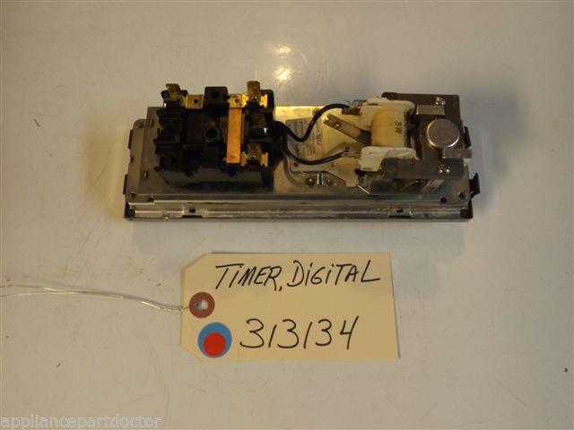 Whirlpool STOVE 313134  Timer, Digital marks from use and age USED