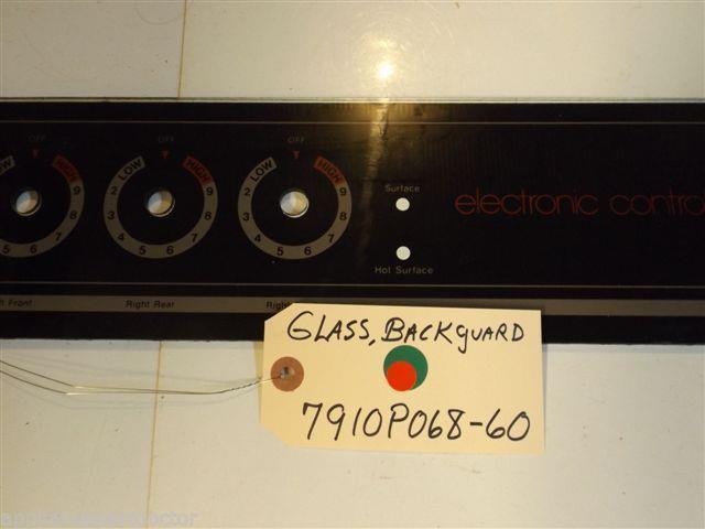 Magic Chef  STOVE 7910P068-60  Glass, Backguard  good cond. few small marks used