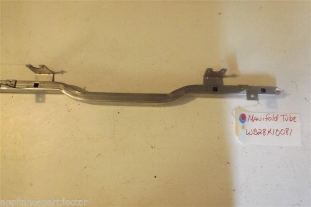 GE STOVE WB28K10081  Manifold Tube   USED PART