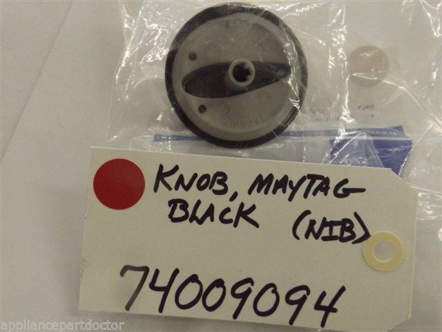 Maytag Gas Stove  74009094  Knob, Maytag Black   NEW IN BOX