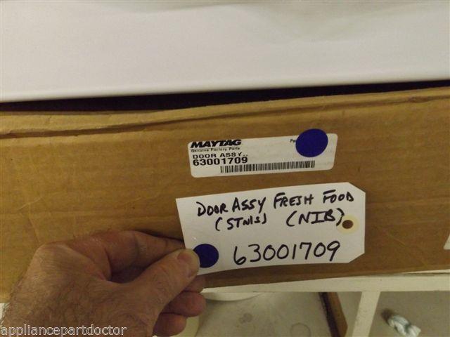 Maytag Amana Refrigerator  63001709  Door fresh Food(stnls) NEW IN BOX