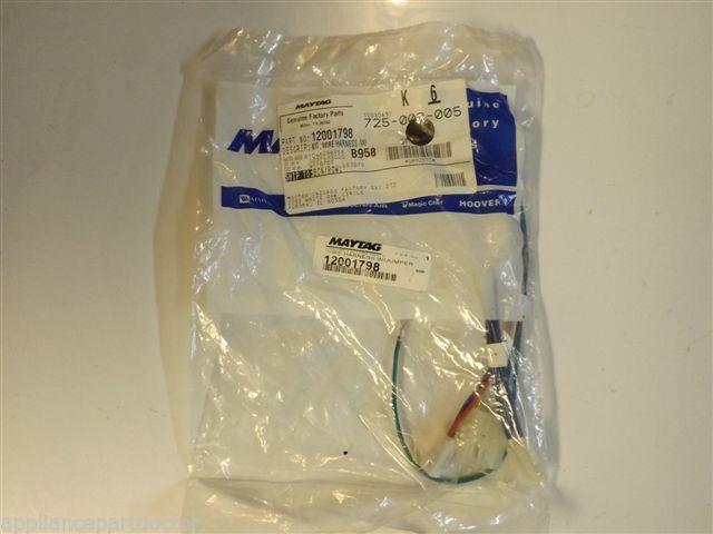 Maytag Washer  12001798  Wire Harness W/Jumper NEW IN BOX