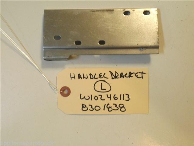 KITCHENAID STOVE W10246113 8301838 Bracket, Handle (l.hand)  USED