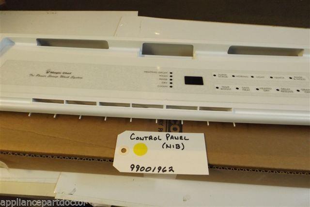 MAGIC CHEF DISHWASHER 99001962 PANEL, CONTROL (WHT)   NEW IN BOX
