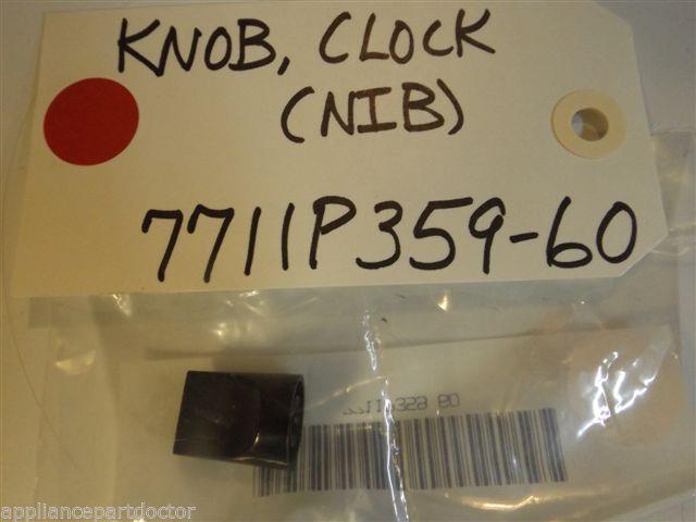 Maytag Stove  7711P359-60  Knob, Clock NEW IN BOX