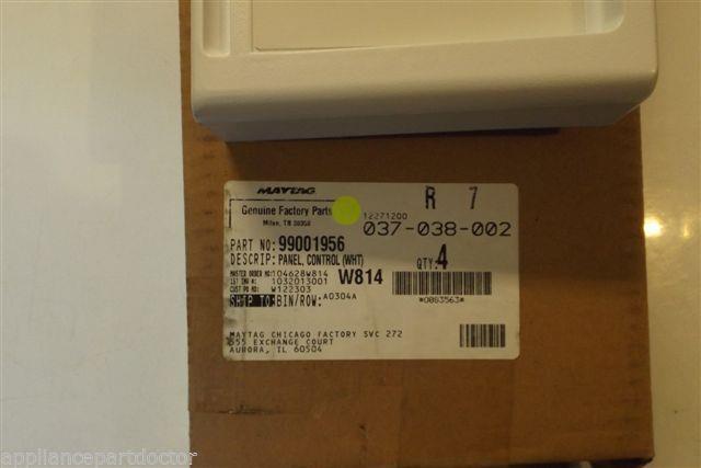 JENN AIR MAYTAG DISHWASHER 99001956 PANEL CONTROL WHT. NEW IN BOX