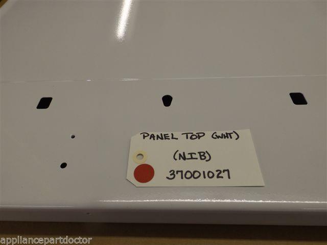 Maytag Dryer 37001027 Panel, Top (wht)  NEW IN BOX