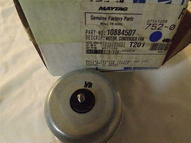 MAYTAG/AMANA/JENNAIR/ADMIRAL/KENMORE/WHIRLPOOL REFRIGERATOR 10884507 Motor, Cond
