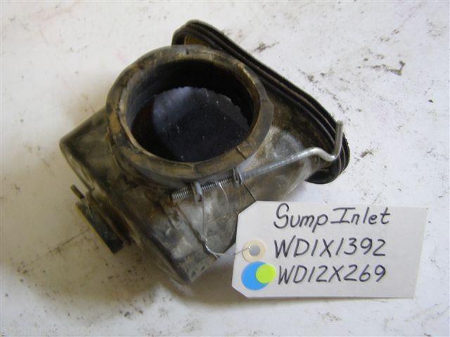 GE DISHWASHER WD1X1392 WD12X269 Sump Inlet USED PART