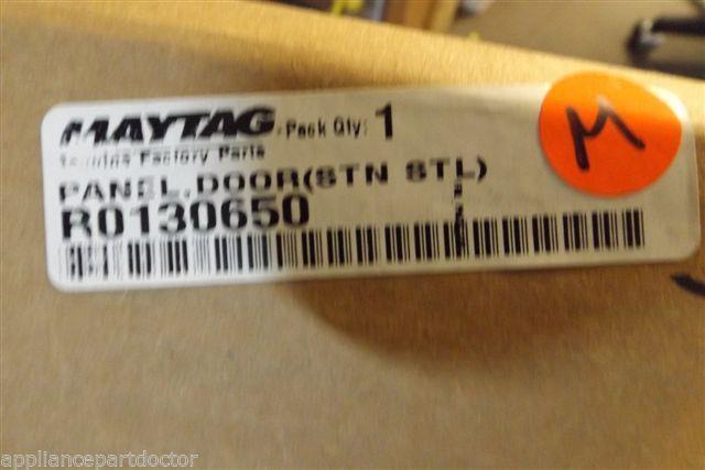 MAYTAG MICROWAVE RO130650 PANEL DOOR STN  NEW IN BOX