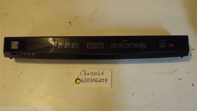 KENMORE DISHWASHER W10306209  console ( some scratches)  used part