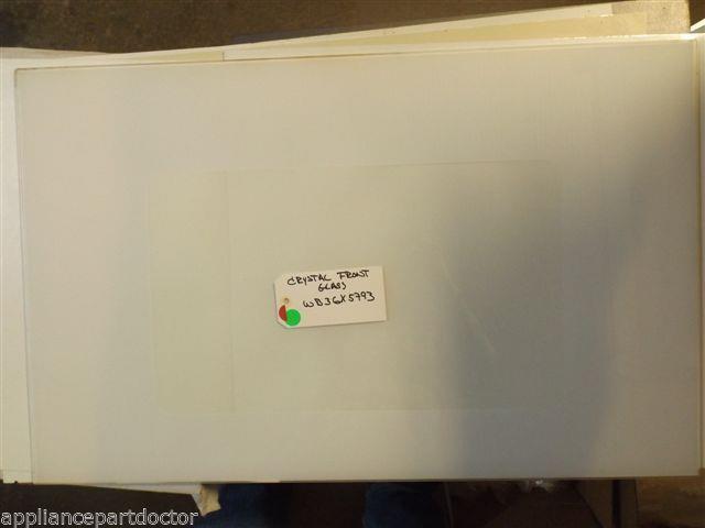 GE STOVE WB36X5793 Crystal F.g. White used