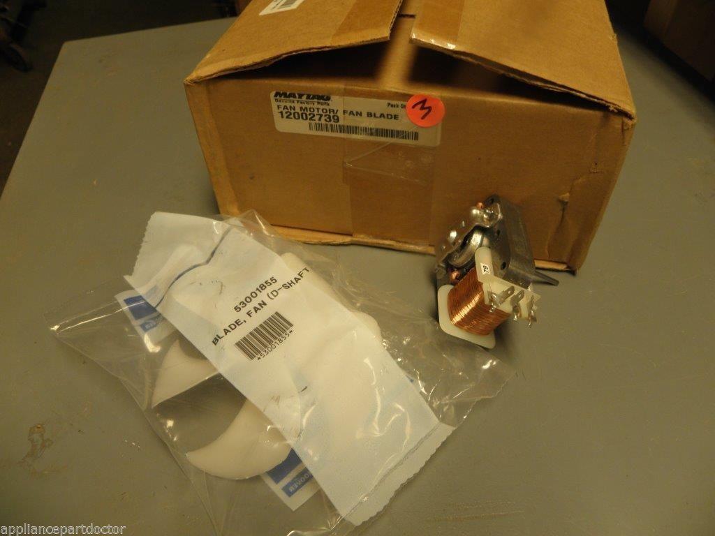 Jenn -Air Amana Microwave 12002739 Fan Motor/ Blade Kit NEW IN BOX