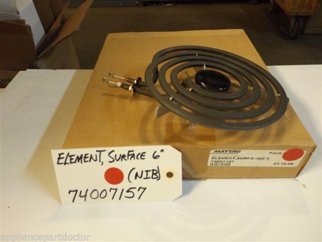 Maytag Amana Stove  74007157  Element, Surface (6``) NEW IN BOX