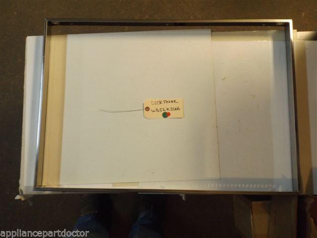 HOTPOINT STOVE  WB56K5066  DOOR FRAME,  CHROME  USED PART