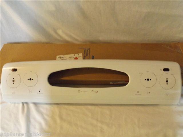 MAYTAG STOVE 74010055 Panel, Control (wht) NEW IN BOX