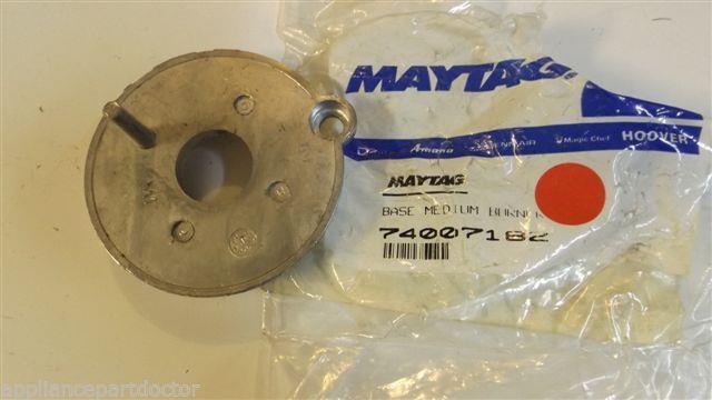 Whirlpool Stove 74007182  burner base sm NEW IN BAG