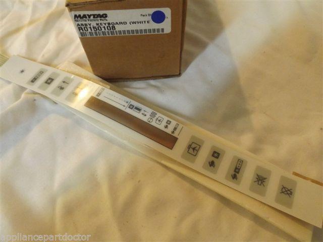 MAYTAG/AMANA REFRIGERATOR R0150108 Assy, Keyboard (white) NEW IN BOX