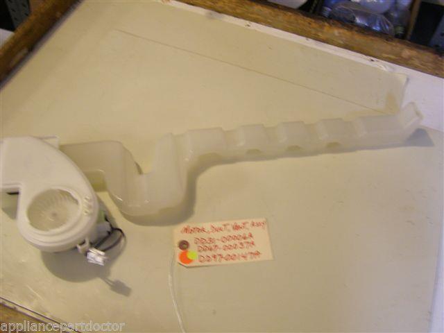 Samsung DISHWASHER DD31-00006A  DD67-00037A  DD97-00147A Motor, Duct, Vent USED
