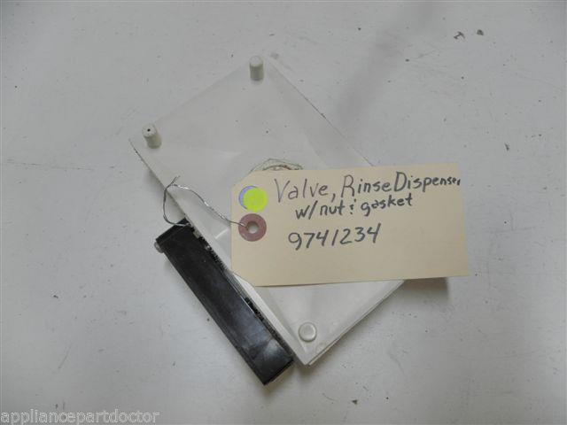 KITCHEN AID DISHWASHER 9741234 4161545 4171300 RINSE AGENT DISPENSING VALVE, NUT
