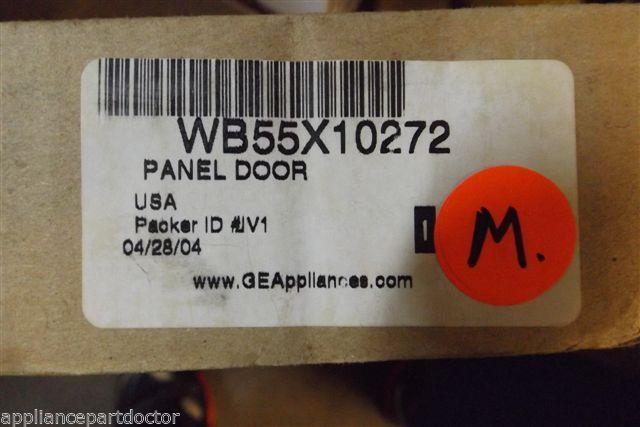 GE MICROWAVE WB55X10272 PANEL DOOR NEW IN BOX