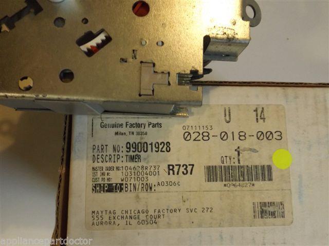 Maytag Dishwasher  99001928  Timer   NEW IN BOX
