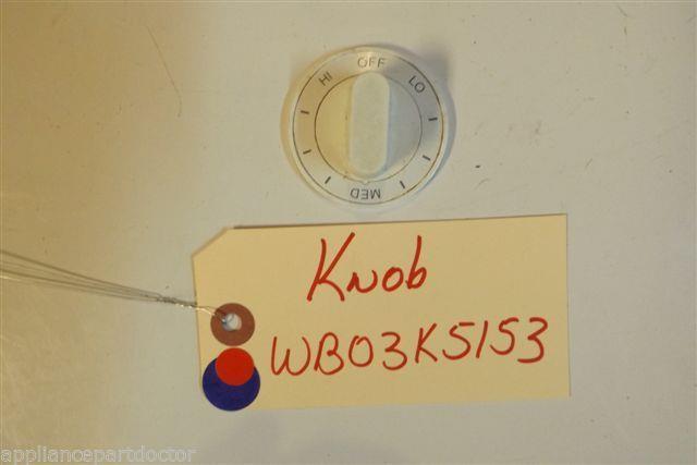 KENMORE STOVE WB03K5153  knob  USED PART