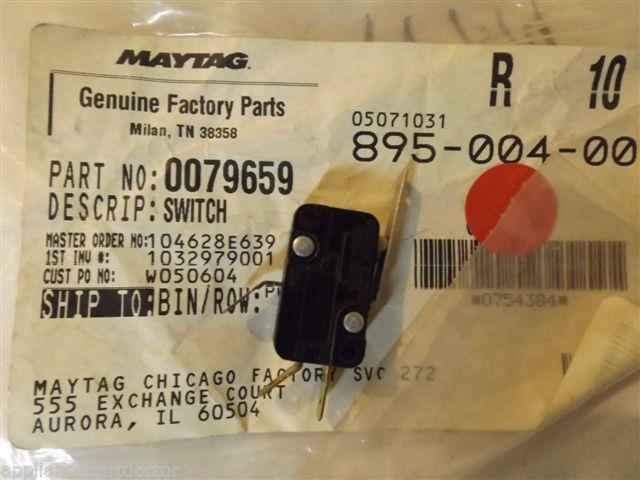 AMANA CALORIC STOVE 0079659 Switch, Inition    NEW IN BAG