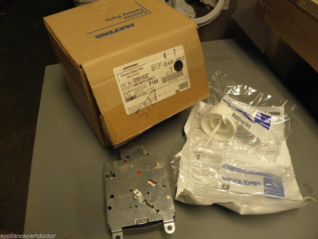 Maytag Whirlpool Washer Hard Water Timer Kit 12001532  NEW IN BOX