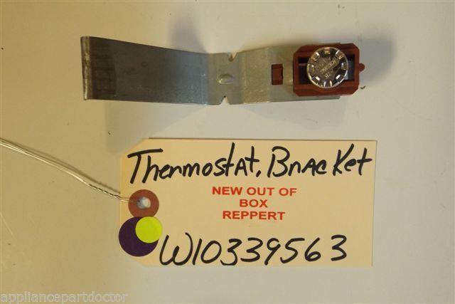 KITCHENAID DISHWASHER W10339563 Thermostat, bracket   NEW W/O BOX