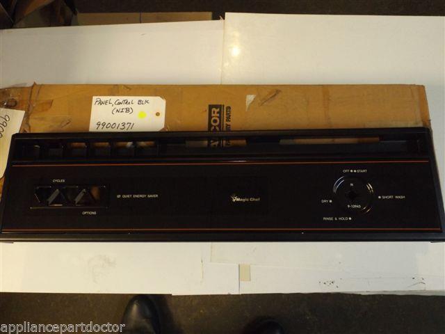 Maytag Whirlpool Dishwasher  99001371   PANEL, CONTROL (BLK)   NEW IN BOX