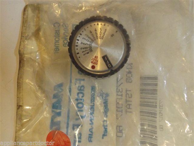 Maytag Whirlpool Stove  7731P017-60 Knob, Thermostat   NEW IN BOX