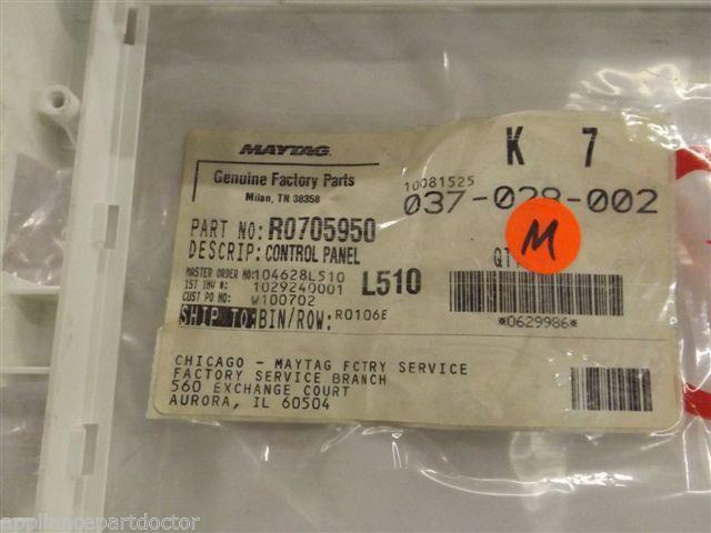 Maytag Amana Microwave  R0705950  Control Panel   NEW IN BOX