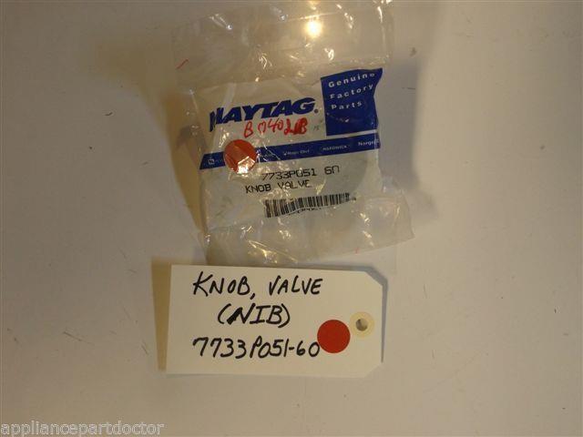 Maytag Stove  7733P051-60  Knob, Valve NEW IN BOX
