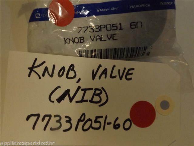 Maytag Stove  7733P051-60  Knob, Valve NEW IN BOX