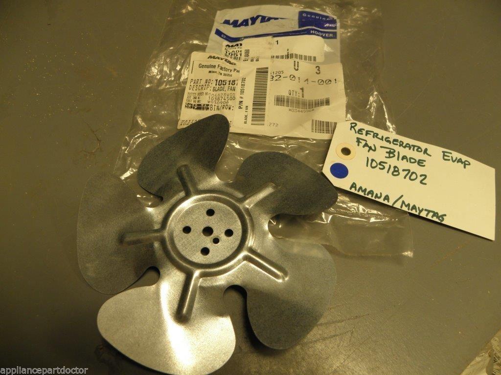 Amana Maytag Refrigerator 10518702 Evaporator Fan Blade   NEW IN BOX