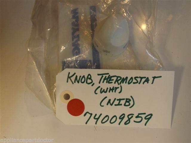 Maytag Gas Stove 74009859  Knob, Thermostat (wht) NEW IN BOX