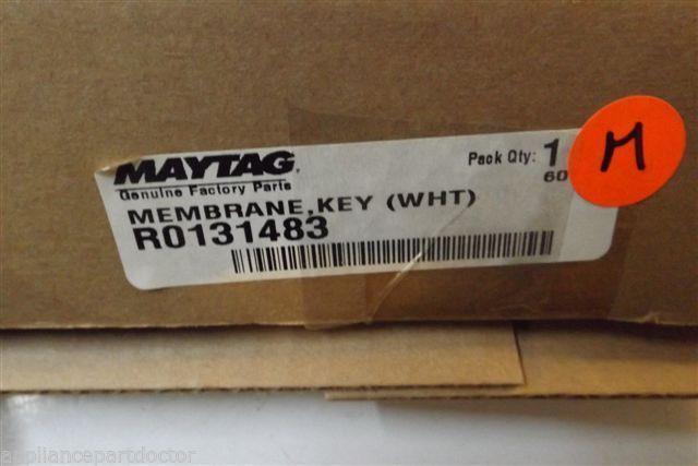 MAYTAG MICROWAVE R0131483 MEMBRANE KEY WHT NEW IN BOX