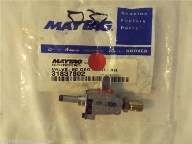 MAYTAG/AMANA/CALORIC STOVE 31837802 Valve, 90 Deg Maxi-shield NEW IN BOX